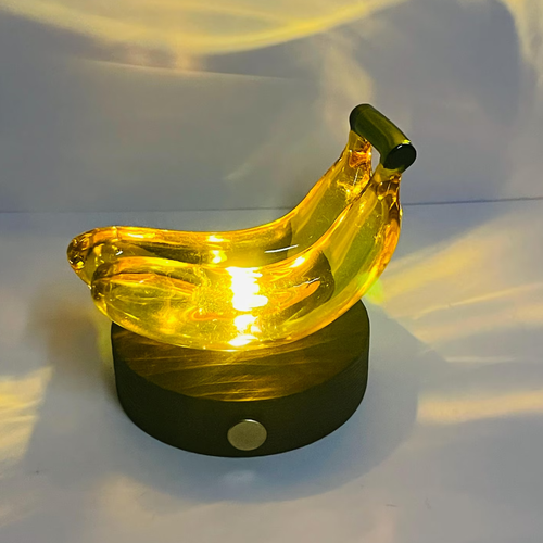 Pop‑Art Fruit‑Shaped Cordless Night Light Rechargeable Desktop Decor Lamp