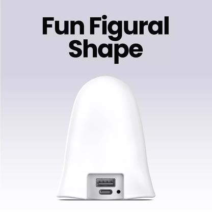 Cute Ghost‑Shaped Portable Power Bank 2000mAh For Emergency Device Charging
