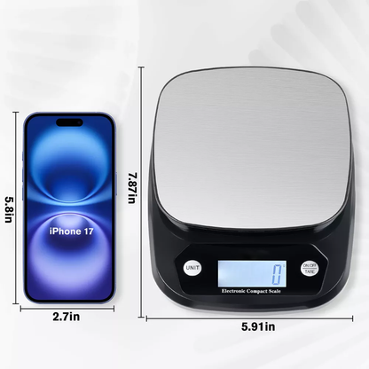 Precision Digital Kitchen Weight Scale, Capacity 10 kg, Accuracy 1 g